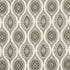 Ogee fabric in neutral color - pattern number CB800-121 - by Charlotte in the Black & White collection