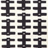 Bridge fabric in black oyster color - pattern number CCF-2306.816.0 - by Caroline Cecil Textiles in the Origins collection