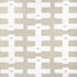 Bridge fabric in white natural color - pattern number CCF-2309.161.0 - by Caroline Cecil Textiles in the Origins collection