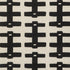 Bridge fabric in black natural color - pattern number CCF-2309.8116.0 - by Caroline Cecil Textiles in the Origins collection