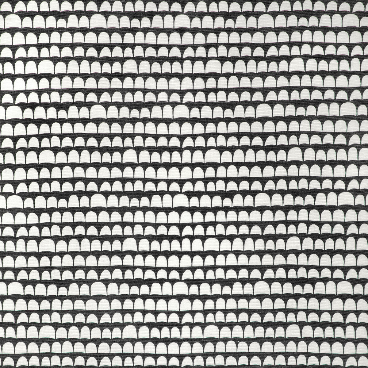 Hannu fabric in black ecru color - pattern number CCF-2316.816.0 - by Caroline Cecil Textiles in the Origins collection