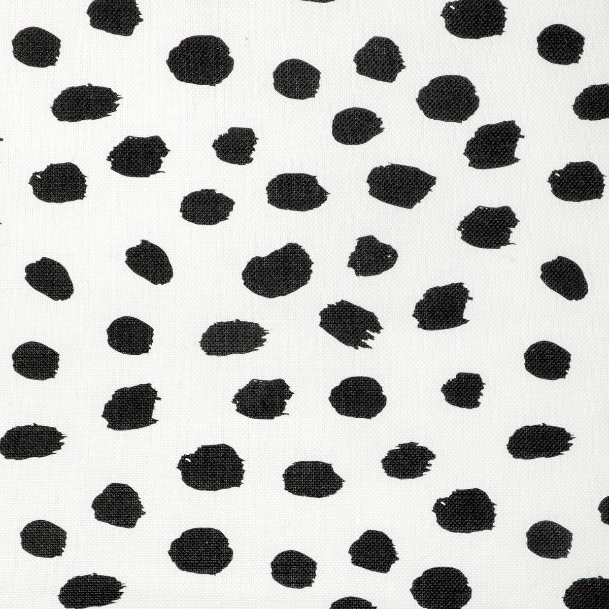 Paint Dot fabric in black oyster color - pattern number CCF-2334.816.0 - by Caroline Cecil Textiles in the Origins collection