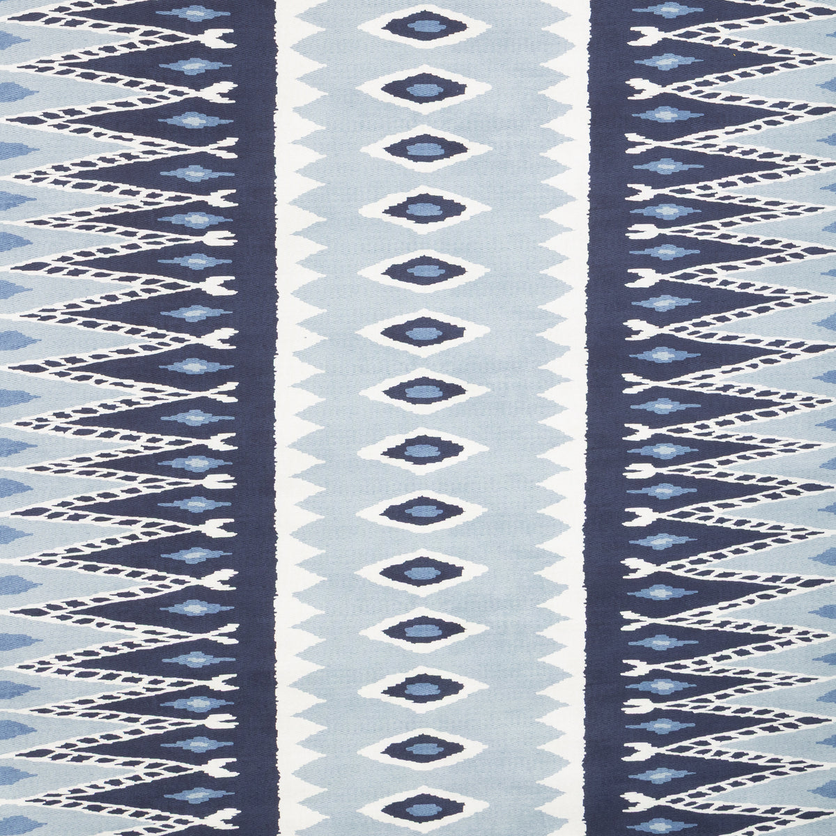 Cerritos fabric in Indigo color - pattern number CERRITOS.5.0 - by Kravet Couture in the Museum of New Mexico Folk Art Collection collection