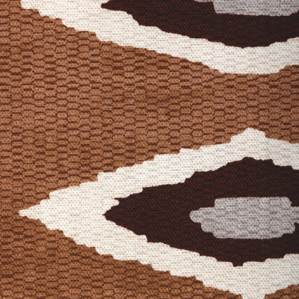 Cerritos fabric in Mocha color - pattern number CERRITOS.6.0 - by Kravet Couture in the Museum of New Mexico Folk Art Collection collection