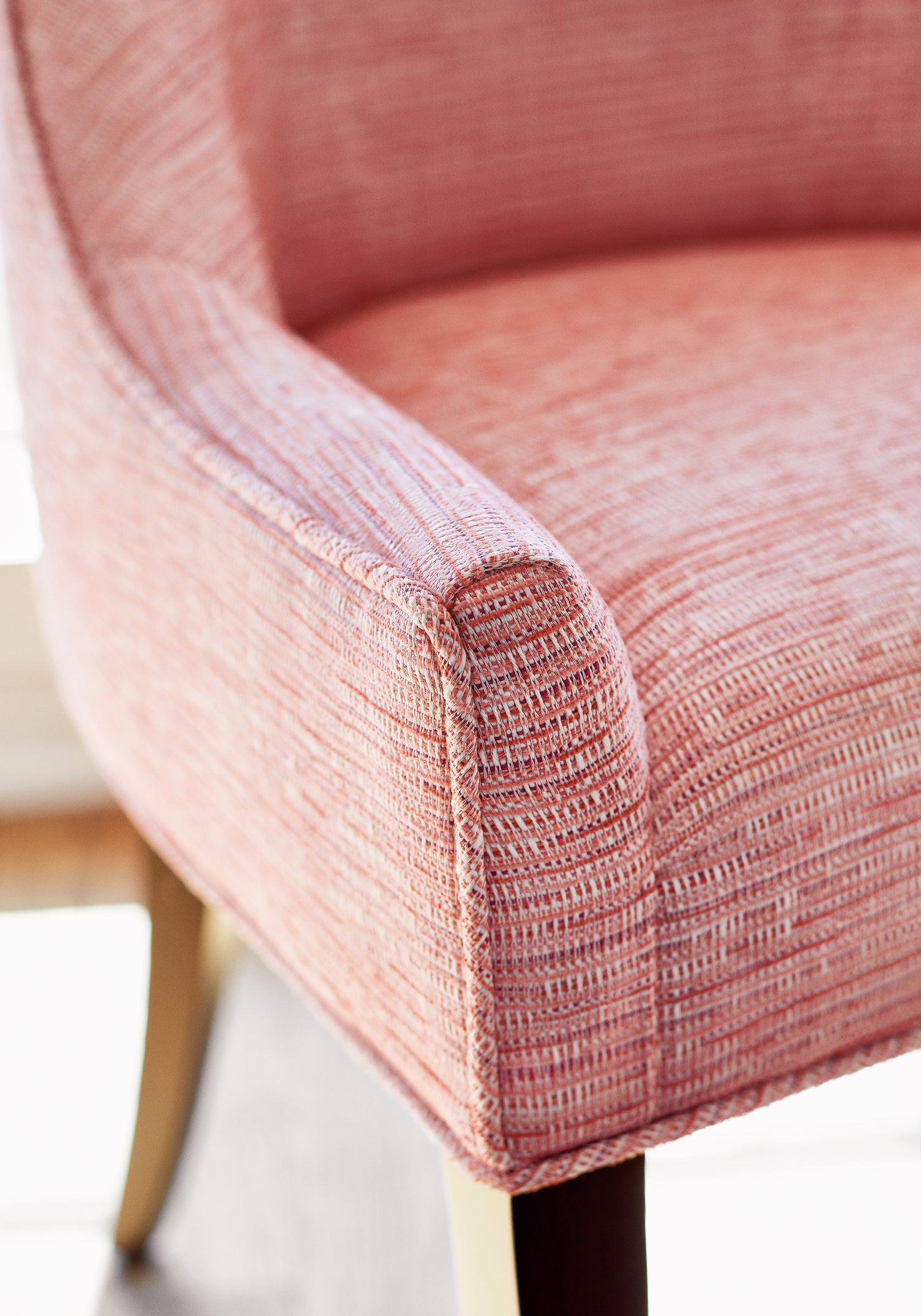 Close up of Morgan Dining Chair in Thibaut&