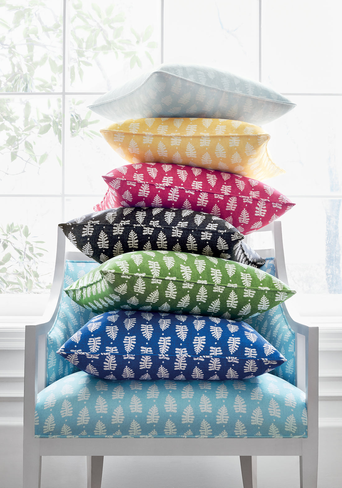 Pillow made with Thibaut&