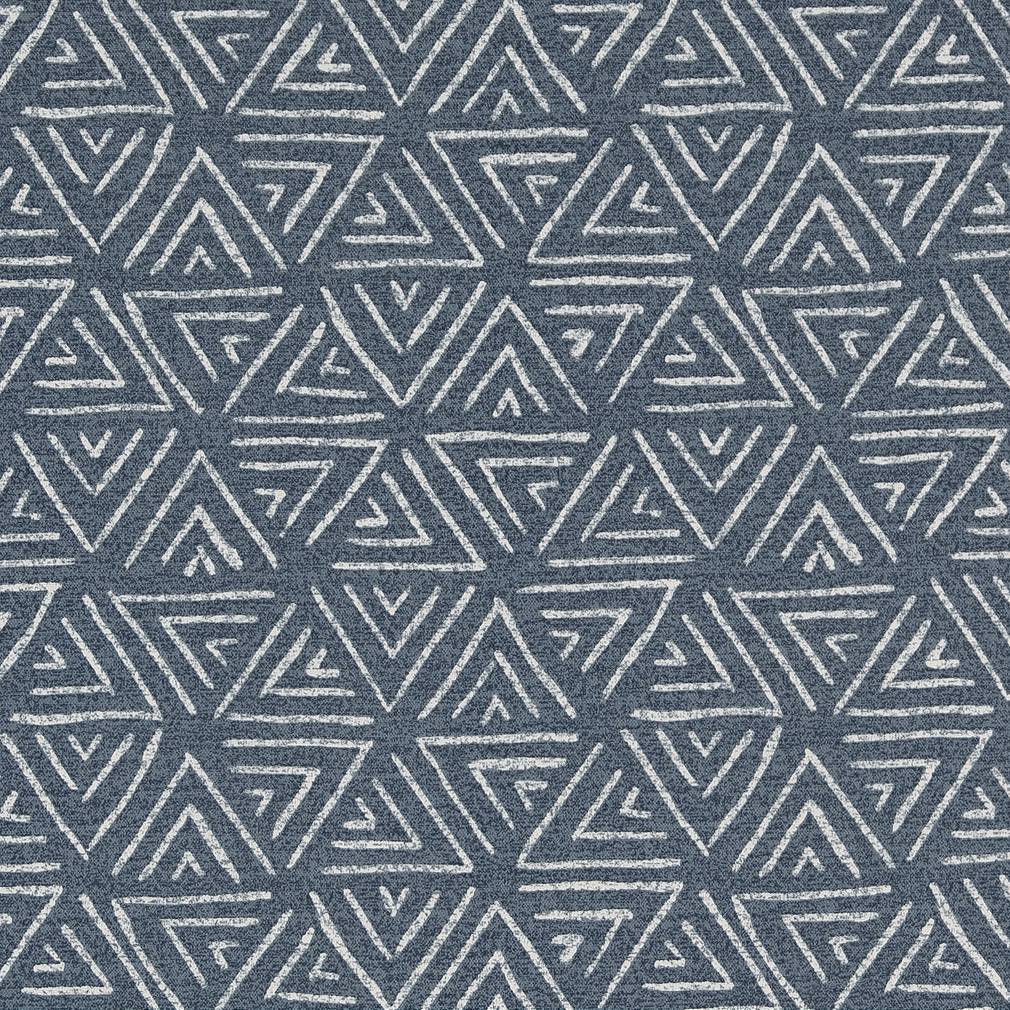 Southwestern fabric in denim color - pattern number D1655 - by Charlotte in the All Seasons collection