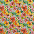 Flowers fabric in malibu color - pattern number D1658 - by Charlotte in the All Seasons collection