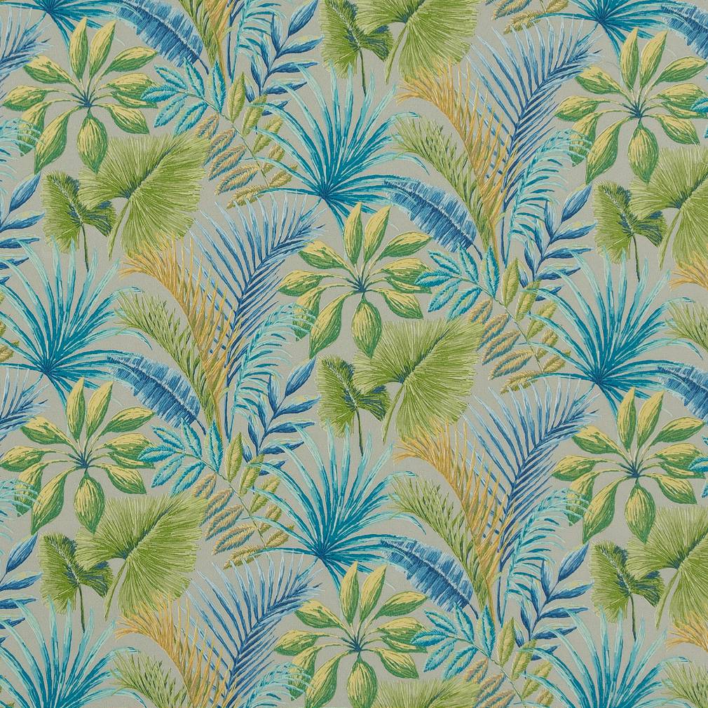 Tropical Leaves fabric in captiva color - pattern number D1667 - by Charlotte in the All Seasons collection