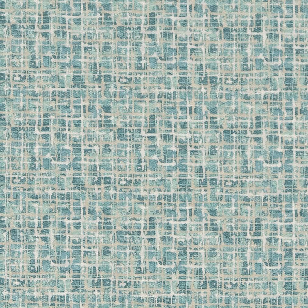 Abstract fabric in lagoon color - pattern number D1669 - by Charlotte in the All Seasons collection