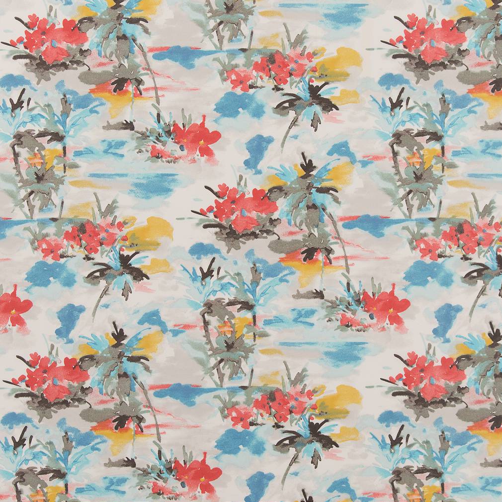 Paradise fabric in bahamas color - pattern number D1676 - by Charlotte in the All Seasons collection