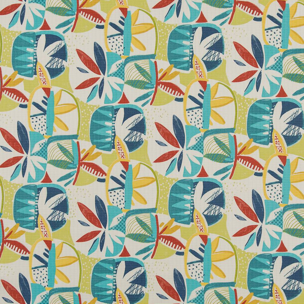 Seashells fabric in barbados color - pattern number D1692 - by Charlotte in the All Seasons collection