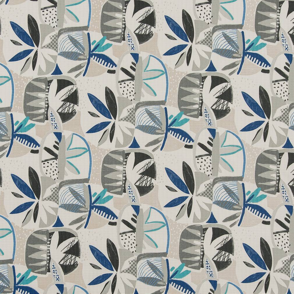 Seashells fabric in martinique color - pattern number D1693 - by Charlotte in the All Seasons collection