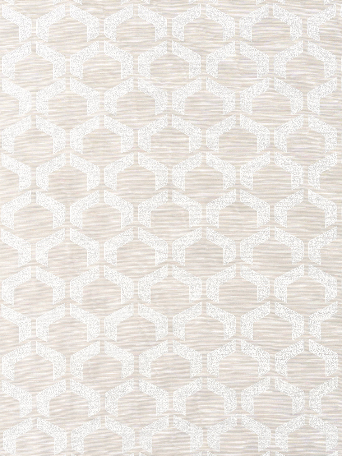 Craquele fabric in ivory color - pattern number DB 0002D297 - by Scalamandre in the Old World Weavers collection
