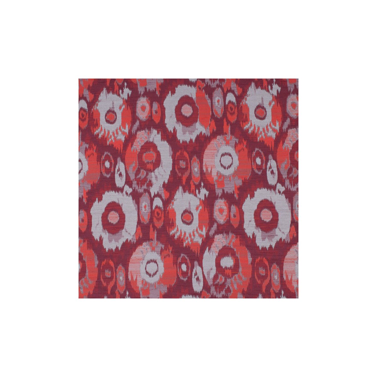 Moondance fabric in planet red color - pattern number DG-10235.001.0 - by Donghia in the Moondance collection