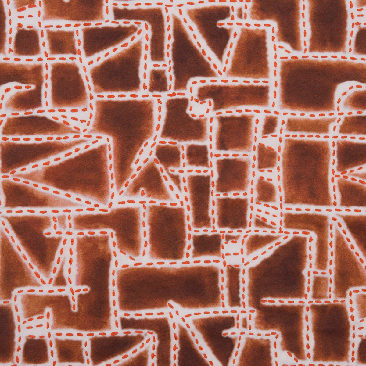 Prickly Pear fabric in red color - pattern number DG-10305.001.0 - by Donghia in the Desert Bloom collection