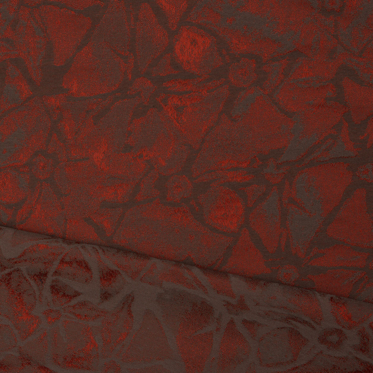 Fossil Reversible fabric in red color - pattern number DG-10308.001.0 - by Donghia in the Desert Bloom collection