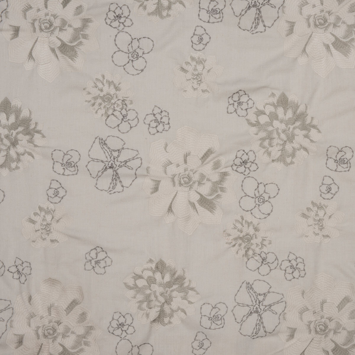 Desert Bloom fabric in white color - pattern number DG-10309.010.0 - by Donghia in the Desert Bloom collection