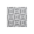 Graphic Prints fabric in grey color - pattern number DG-10318.019.0 - by Donghia in the Manhattan Muse collection