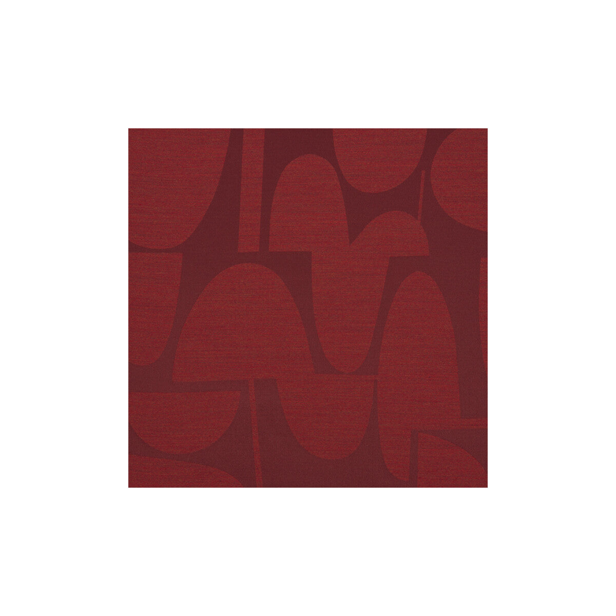 Decadence fabric in red color - pattern number DG-10322.001.0 - by Donghia in the Manhattan Muse collection