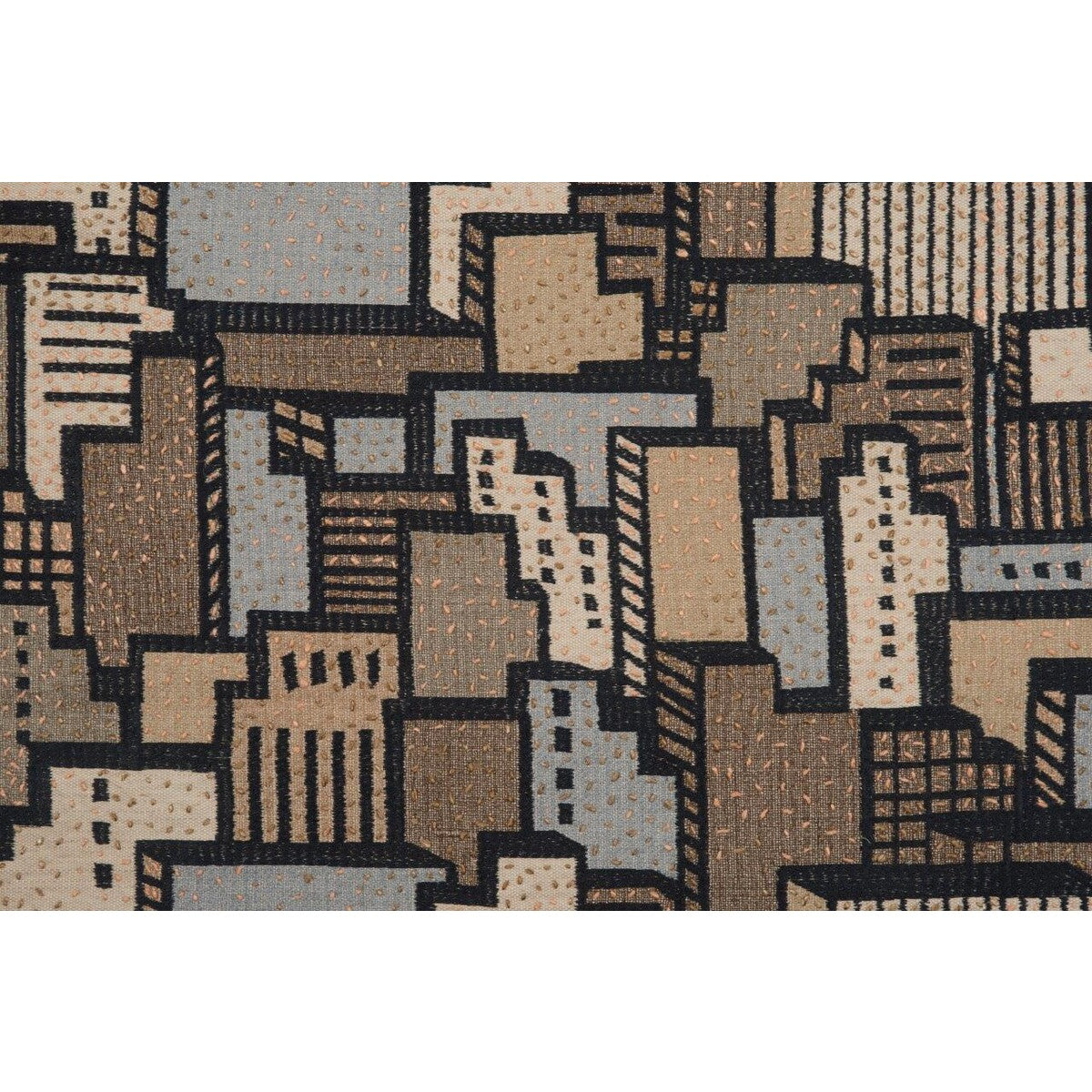 Block Party fabric in taupe color - pattern number DG-10341.008.0 - by Donghia in the 3D Collection collection