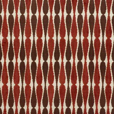 Dragonfly fabric in beige/rust color - pattern DRAGONFLY.BEIGE/R.0 - by Lee Jofa Modern in the Allegra Hicks collection