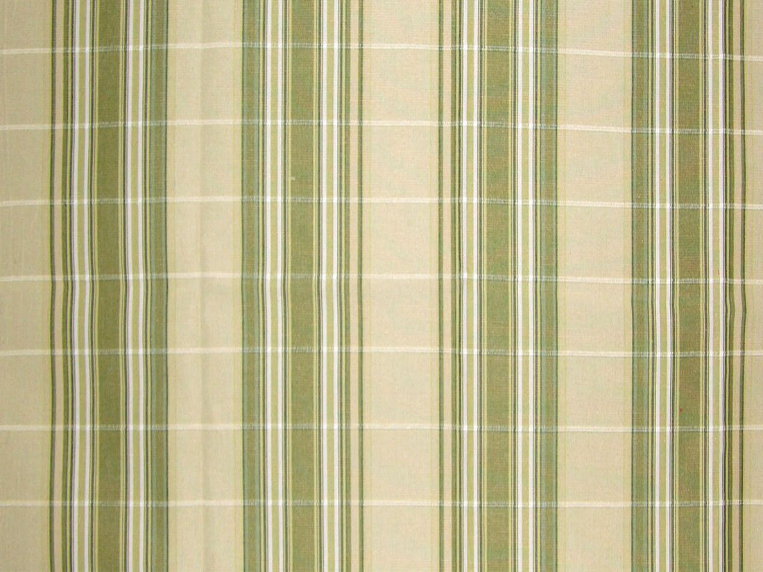 Cordina Stripe fabric in green color - pattern number DY 00020211 - by Scalamandre in the Old World Weavers collection