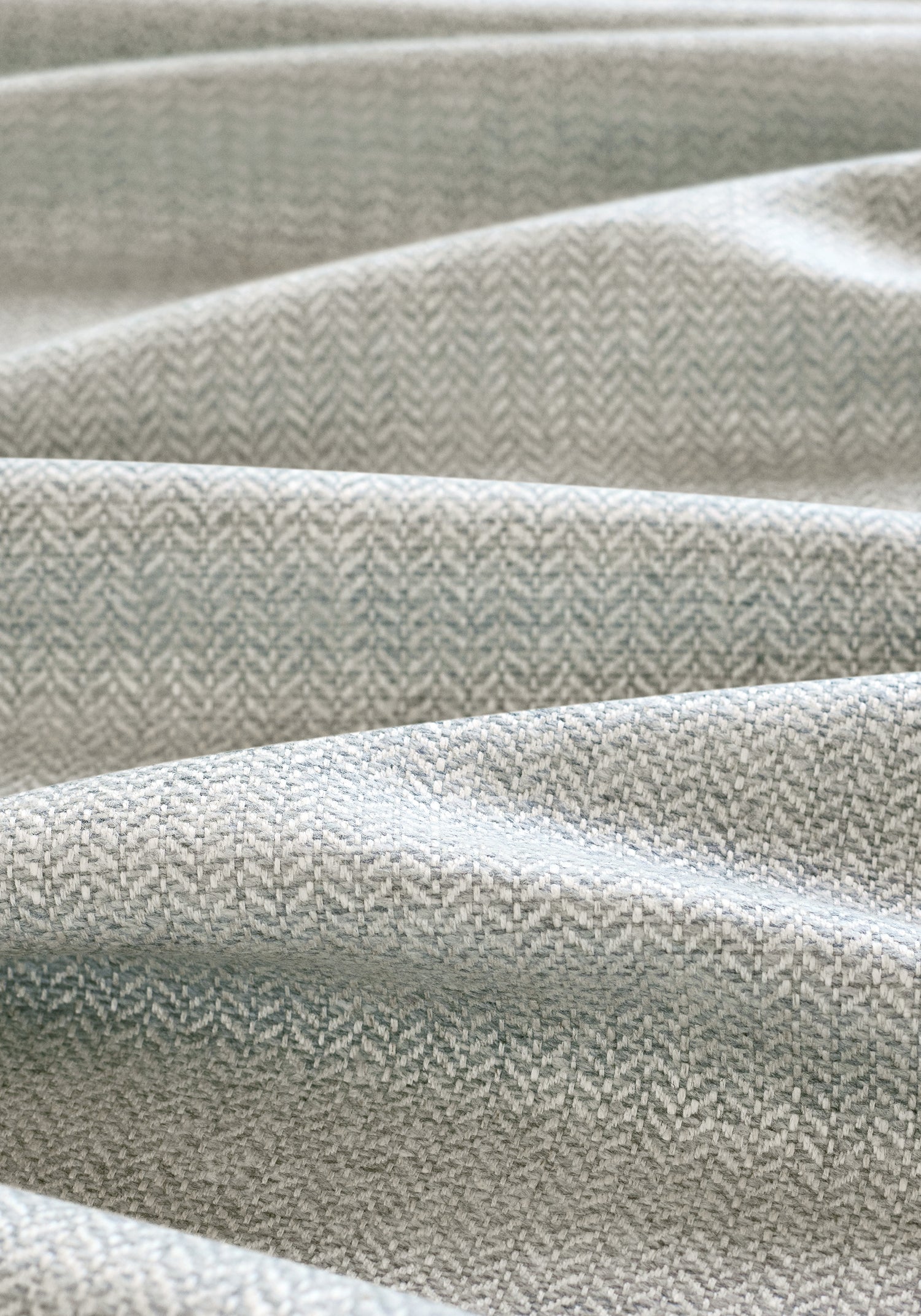 Fabric swatch showing Heath fabric in smoke color - pattern number W80930 - by Thibaut fabrics