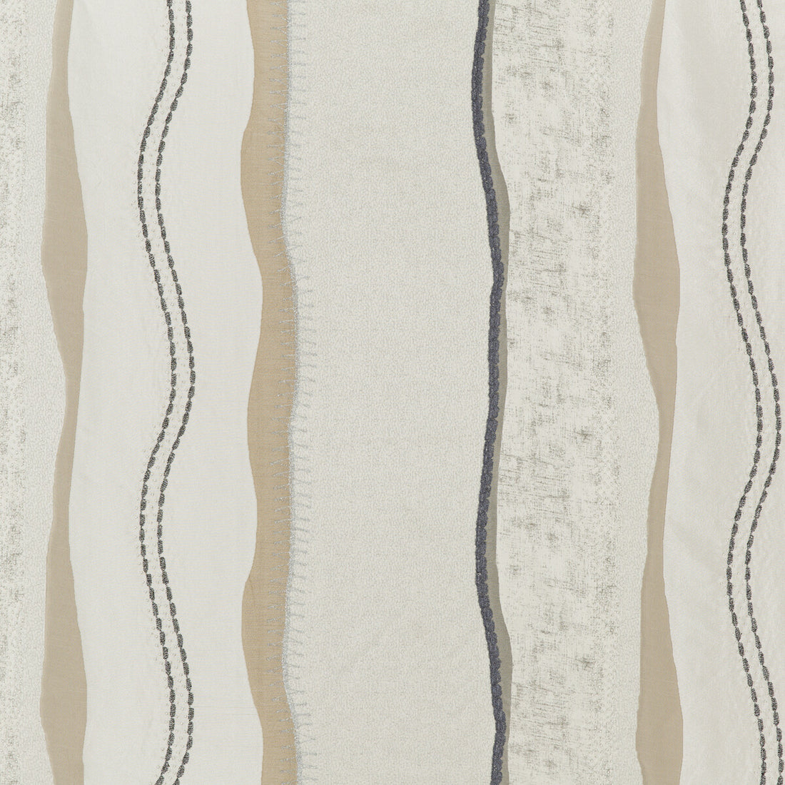 Solaris fabric in platinum/bronze color - pattern ED85269.1.0 - by Threads in the Odyssey collection