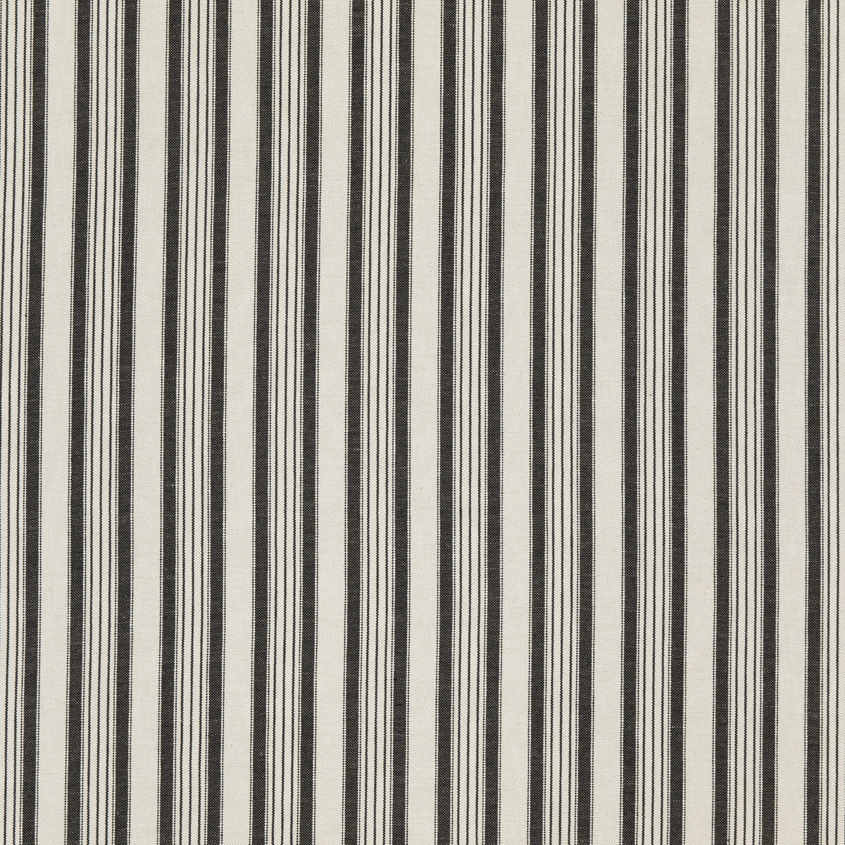 Becket fabric in ebony color - pattern ED85312.955.0 - by Threads in the Great Stripes collection