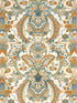 Lalita Crewel fabric in antique color - pattern number EG 00022390 - by Scalamandre in the Old World Weavers collection