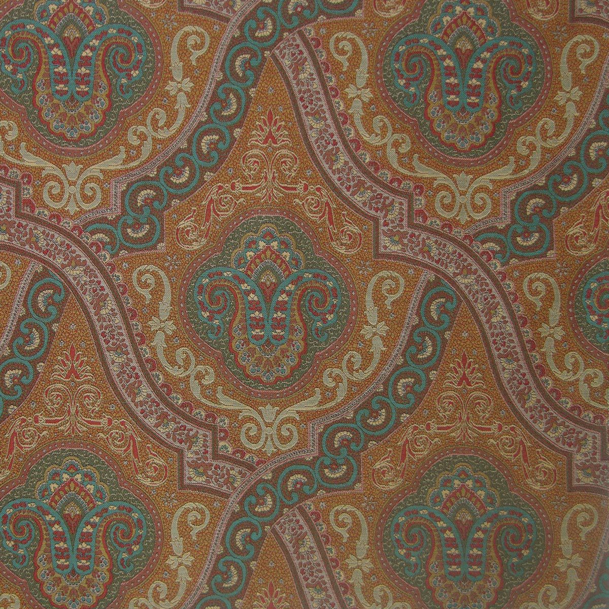 Antonova fabric in teal gold color - pattern number ET 00041819 - by Scalamandre in the Old World Weavers collection