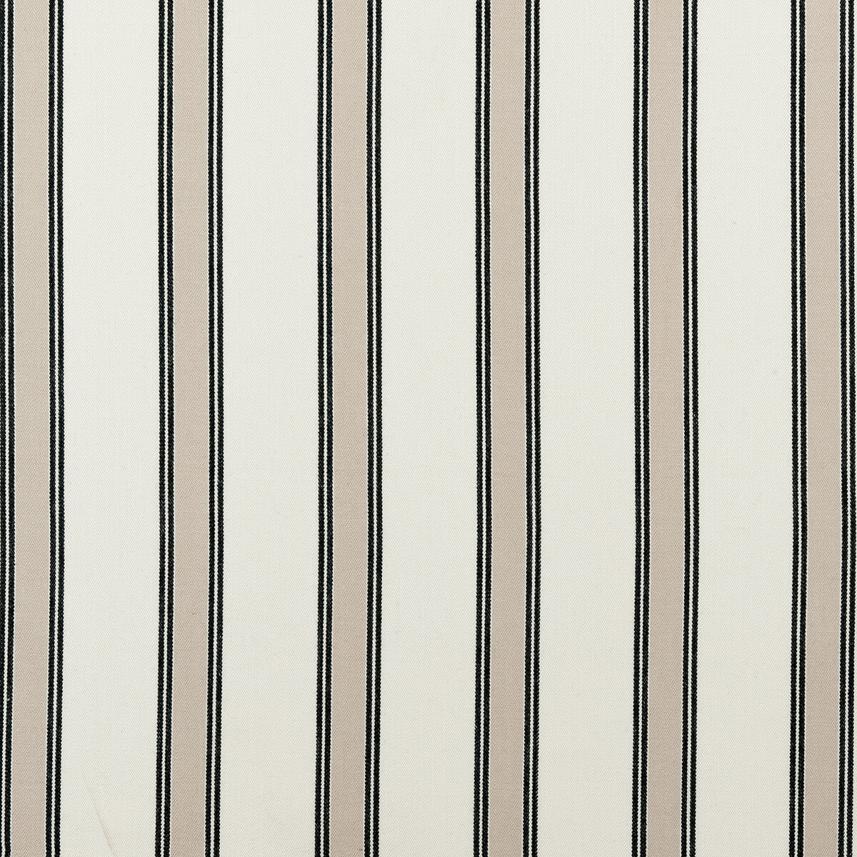 Oxford fabric in charcoal color - pattern F0419/01.CAC.0 - by Clarke And Clarke in the Clarke &amp; Clarke Ticking Stripes collection