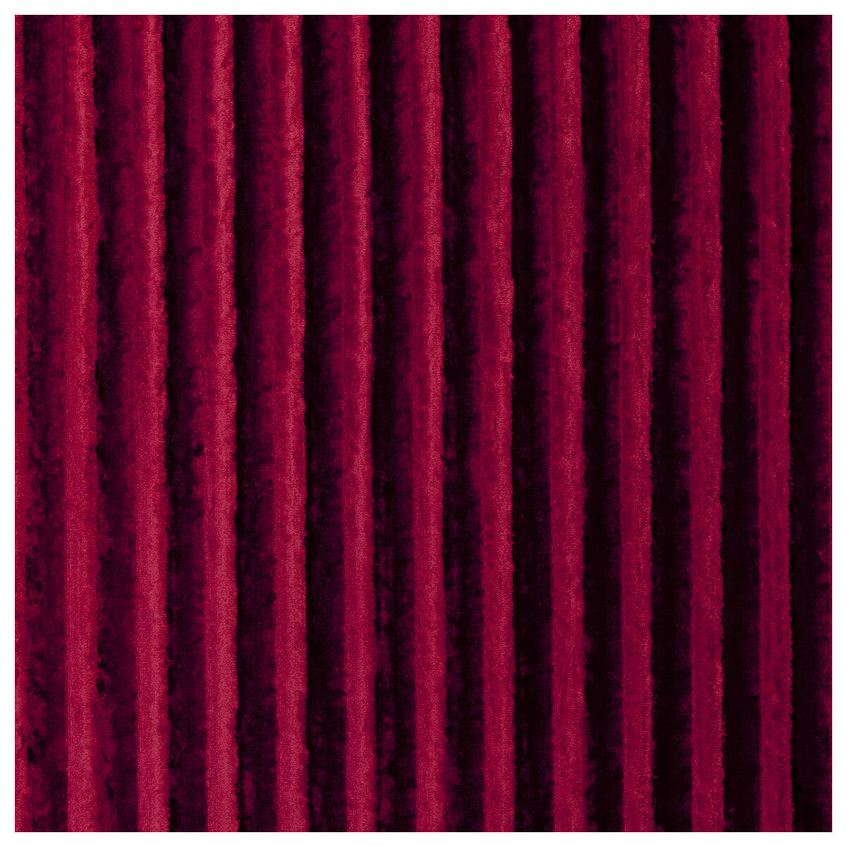 Rhythm fabric in claret color - pattern F0468/04.CAC.0 - by Clarke And Clarke in the Clarke &amp; Clarke Tempo Velvets collection