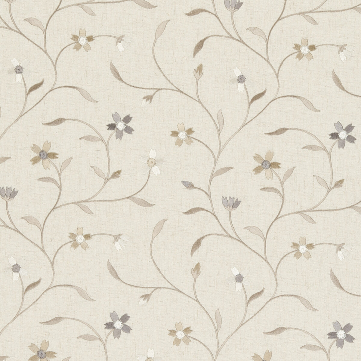 Mellor fabric in natural color - pattern F0599/04.CAC.0 - by Clarke And Clarke in the Clarke &amp; Clarke Ribble Valley collection