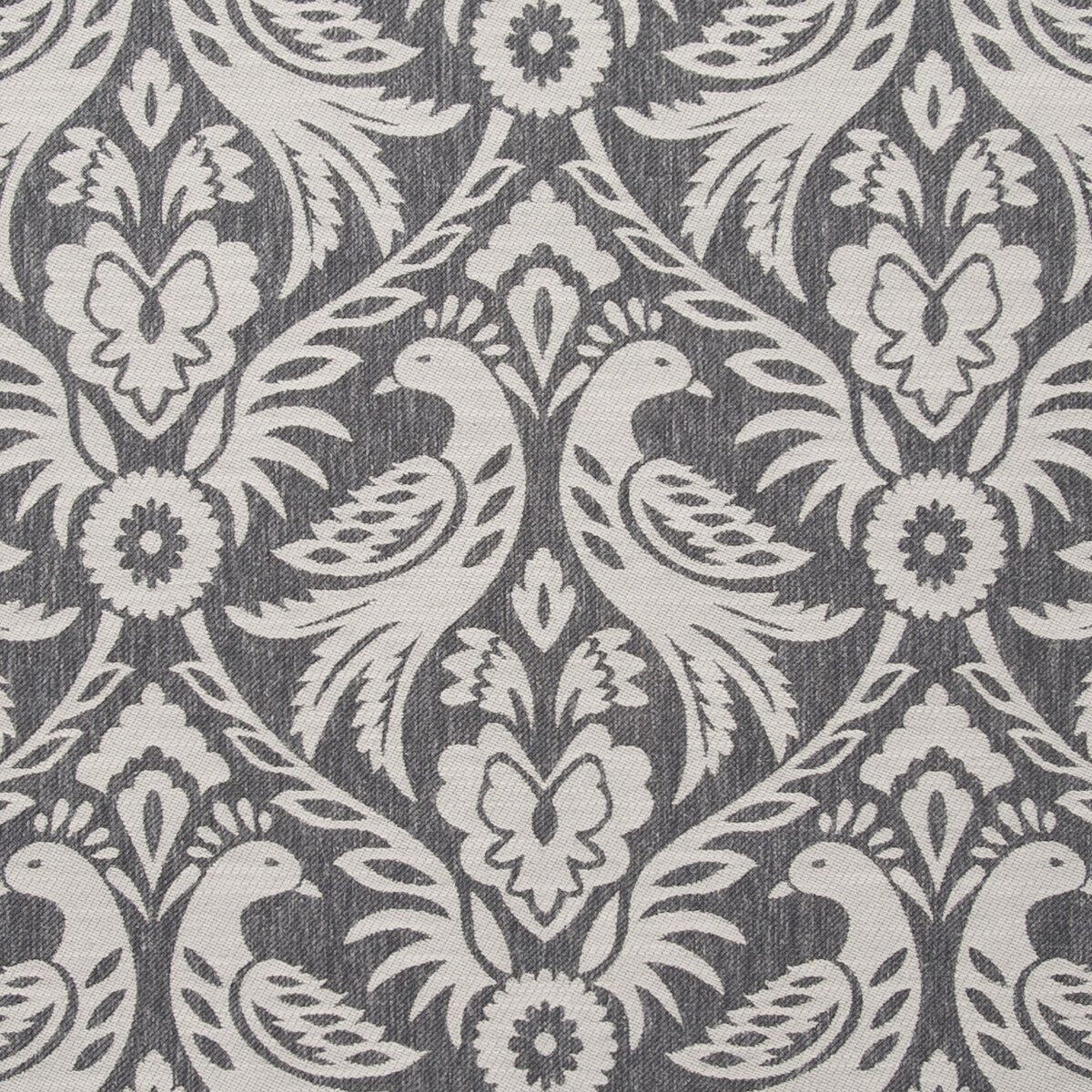 Harewood fabric in charcoal color - pattern F0737/03.CAC.0 - by Clarke And Clarke in the Clarke &amp; Clarke Manor House collection