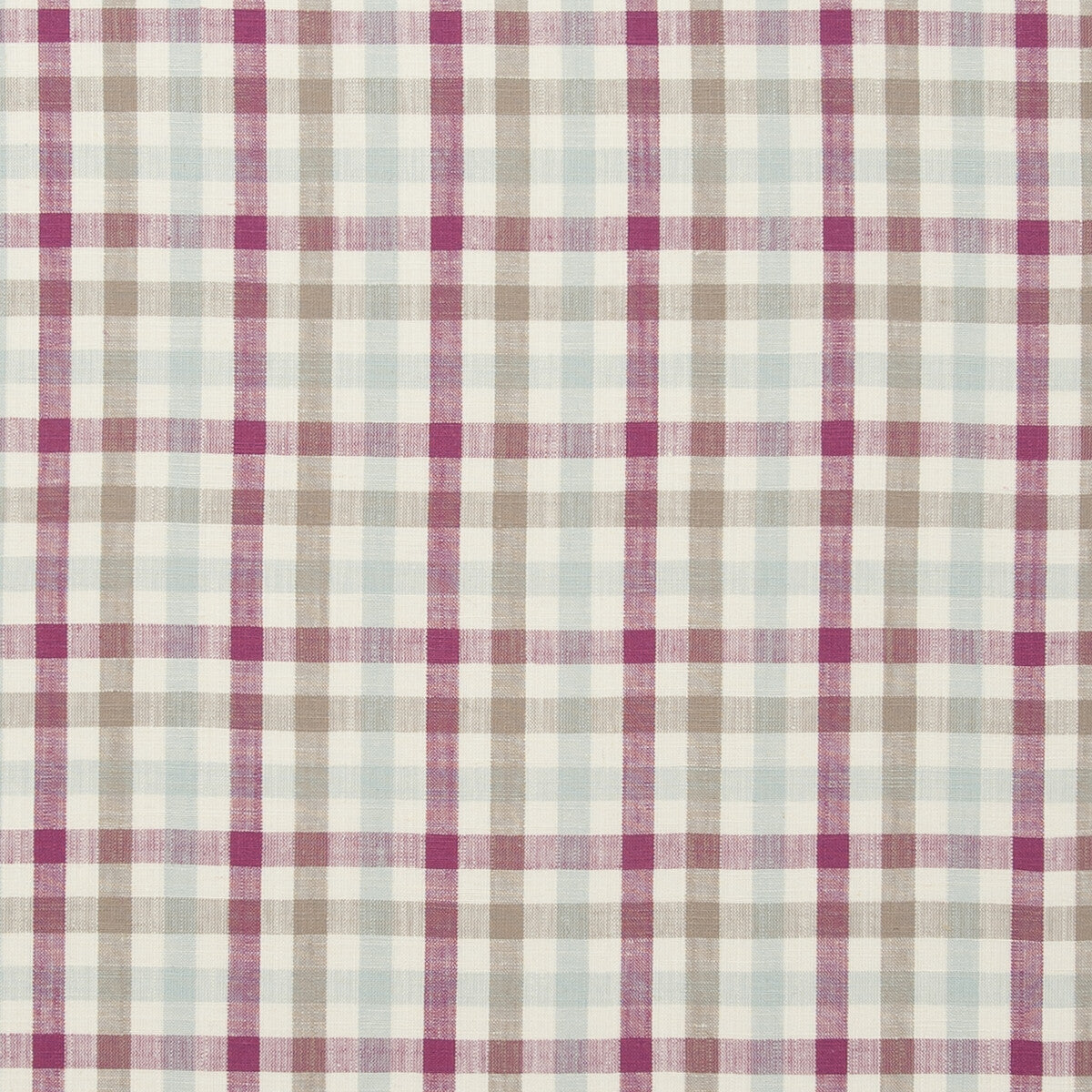 Hatfield fabric in raspberry color - pattern F0738/05.CAC.0 - by Clarke And Clarke in the Clarke &amp; Clarke Manor House collection