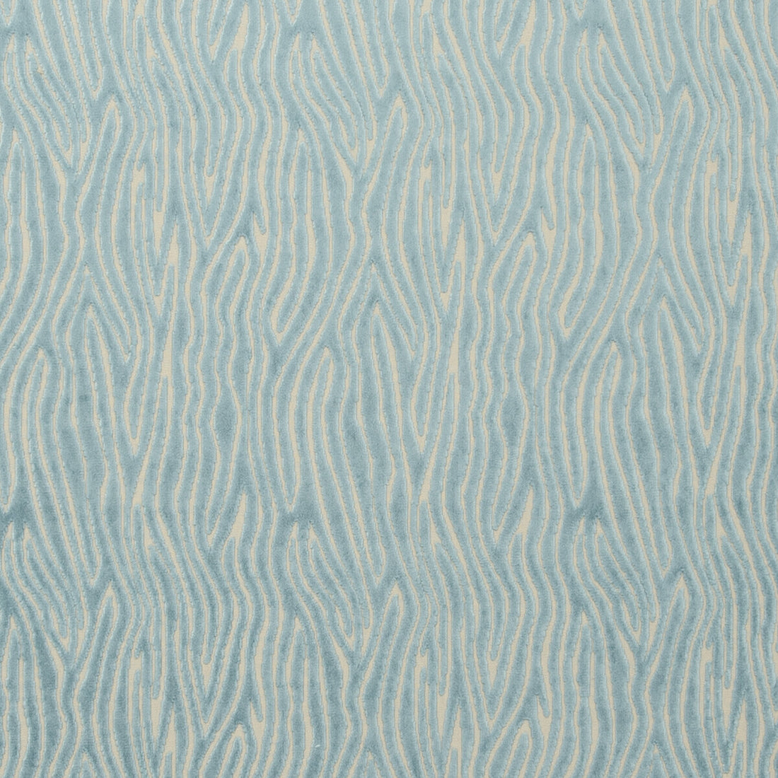 Onda fabric in aqua color - pattern F0749/01.CAC.0 - by Clarke And Clarke in the Clarke &amp; Clarke Dimensions collection