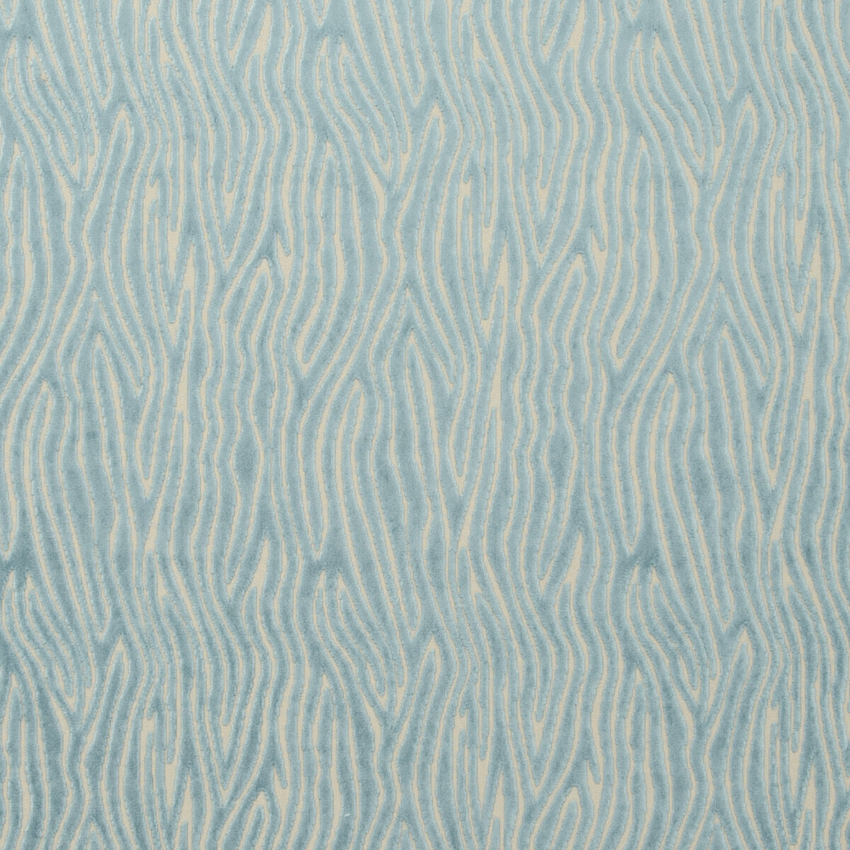 Onda fabric in aqua color - pattern F0749/01.CAC.0 - by Clarke And Clarke in the Clarke &amp; Clarke Dimensions collection