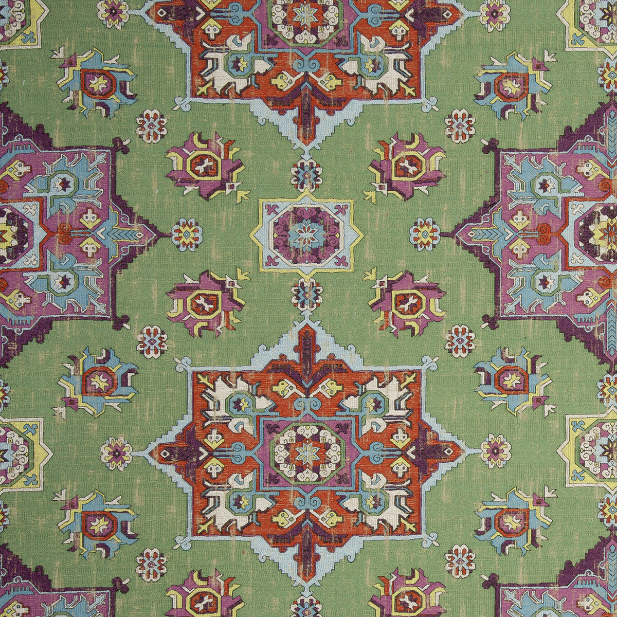Malatya fabric in basil color - pattern F0798/03.CAC.0 - by Clarke And Clarke in the Clarke &amp; Clarke Anatolia collection