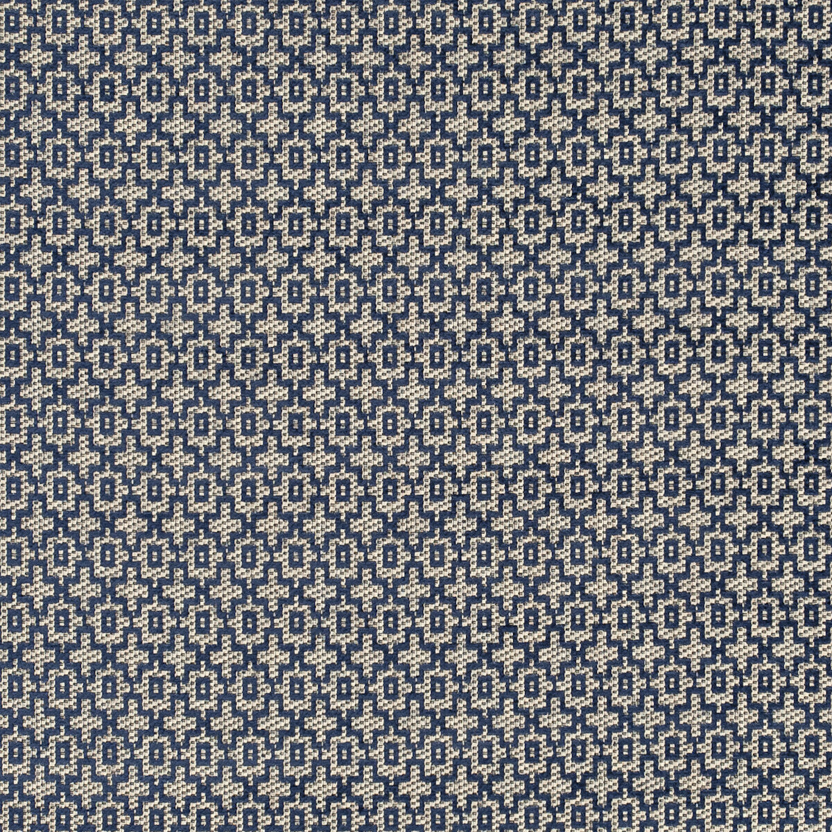 Mansour fabric in indigo color - pattern F0807/04.CAC.0 - by Clarke And Clarke in the Clarke &amp; Clarke Latour collection