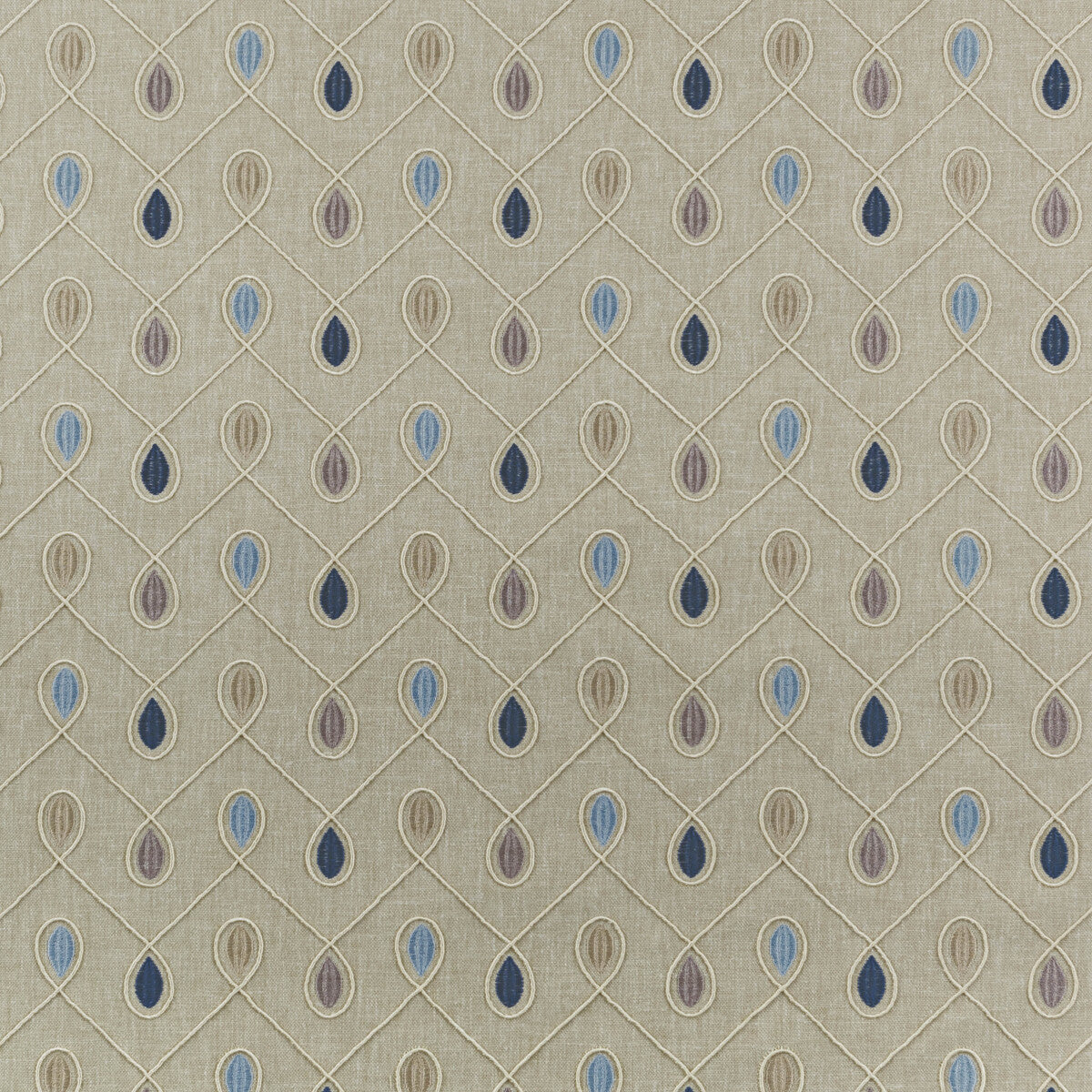Healey fabric in denim color - pattern F0936/02.CAC.0 - by Clarke And Clarke in the Clarke &amp; Clarke Richmond collection