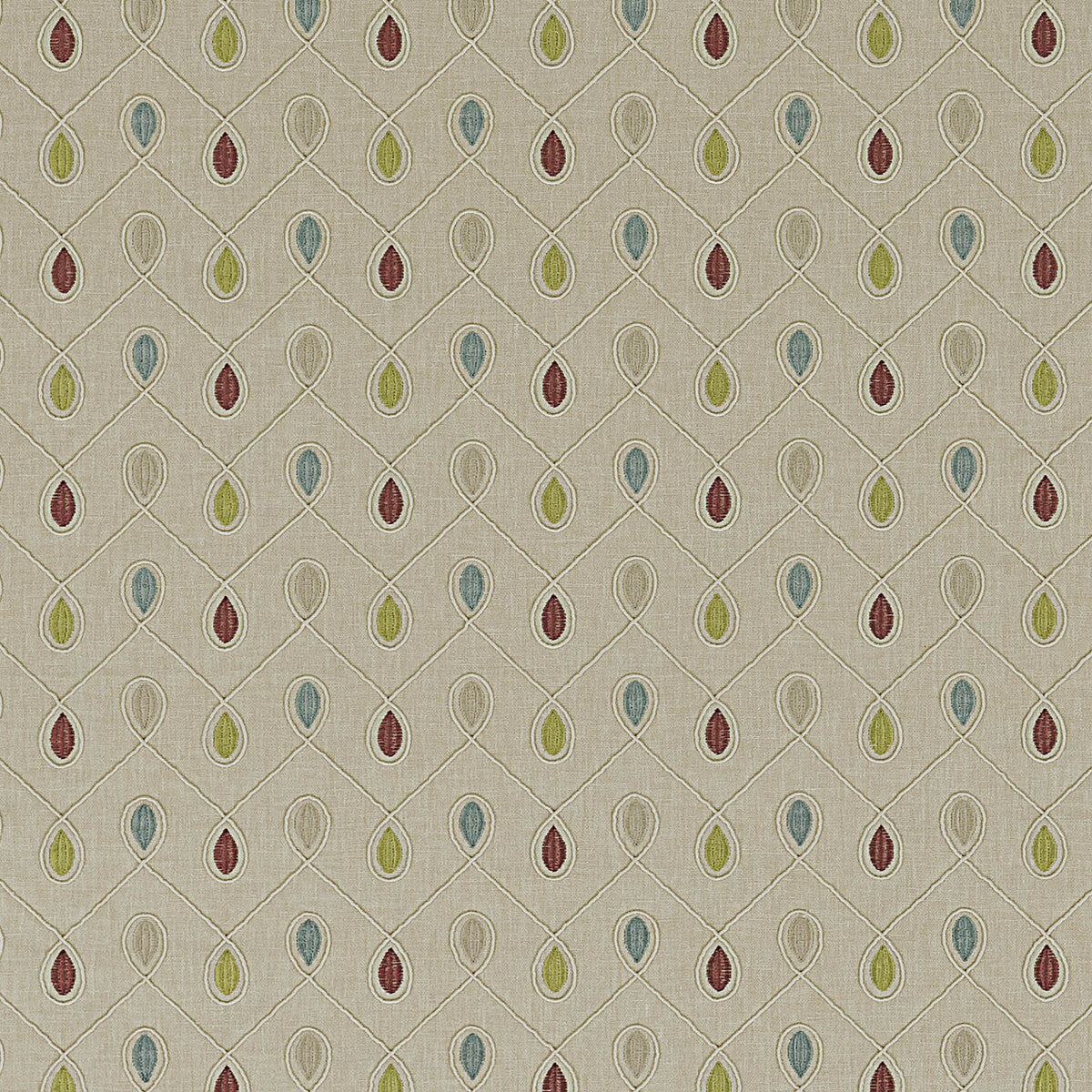 Healey fabric in raspberry/duckegg color - pattern F0936/04.CAC.0 - by Clarke And Clarke in the Clarke &amp; Clarke Richmond collection