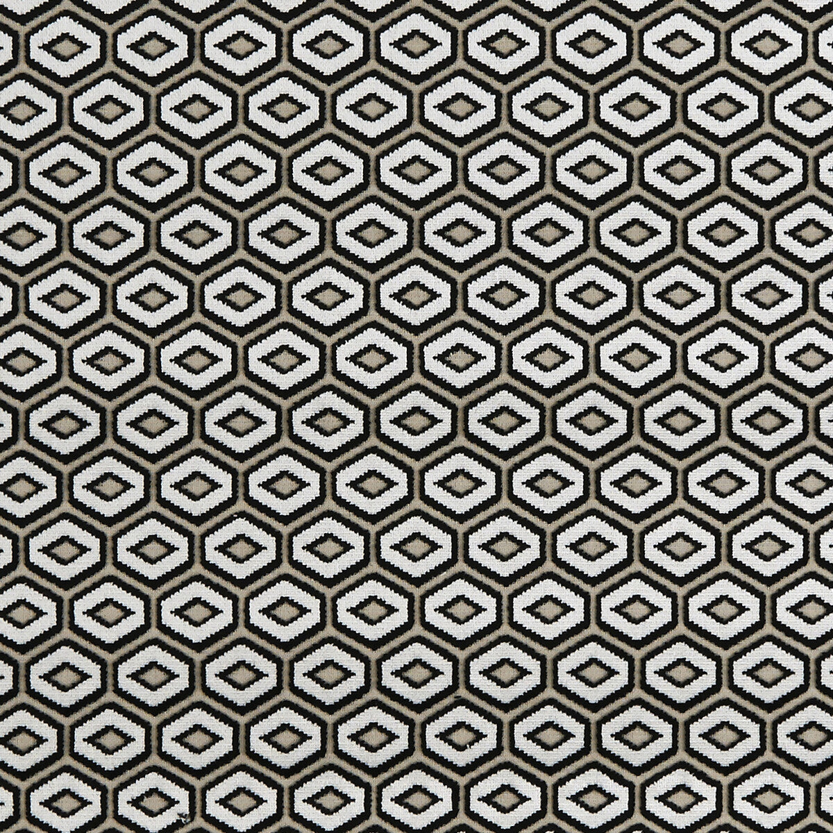 Bw1041 fabric in black/white color - pattern F0943/01.CAC.0 - by Clarke And Clarke in the Clarke &amp; Clarke Black + White collection