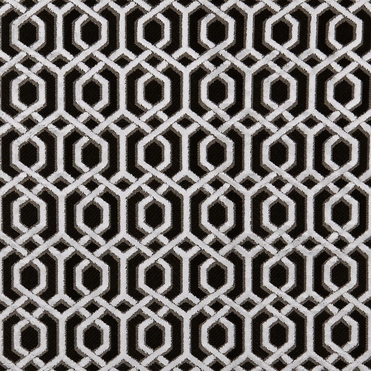 Bw1042 fabric in black/white color - pattern F0944/01.CAC.0 - by Clarke And Clarke in the Clarke &amp; Clarke Black + White collection