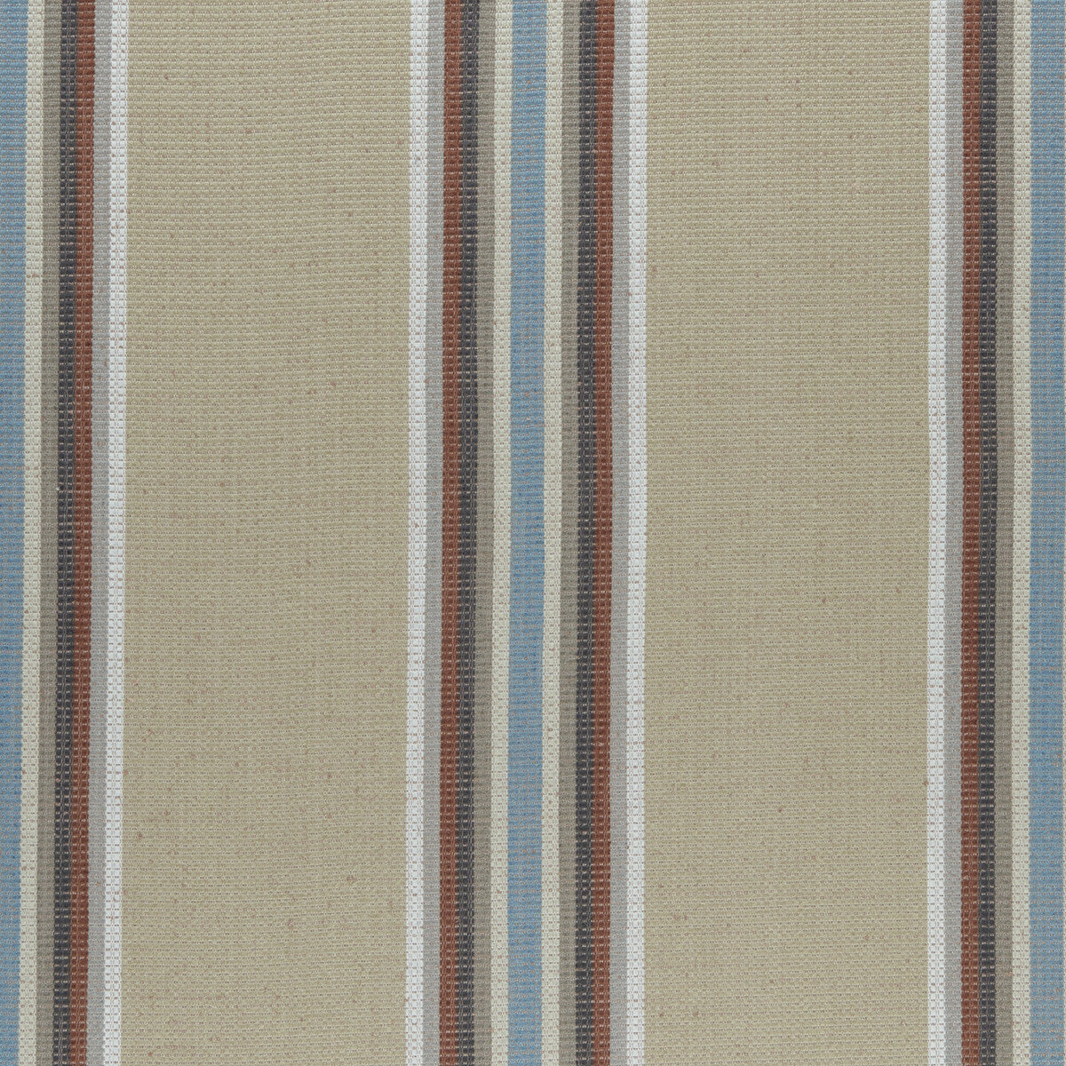 Imani fabric in cinnabar/aqua color - pattern F0955/02.CAC.0 - by Clarke And Clarke in the Clarke &amp; Clarke Amara collection