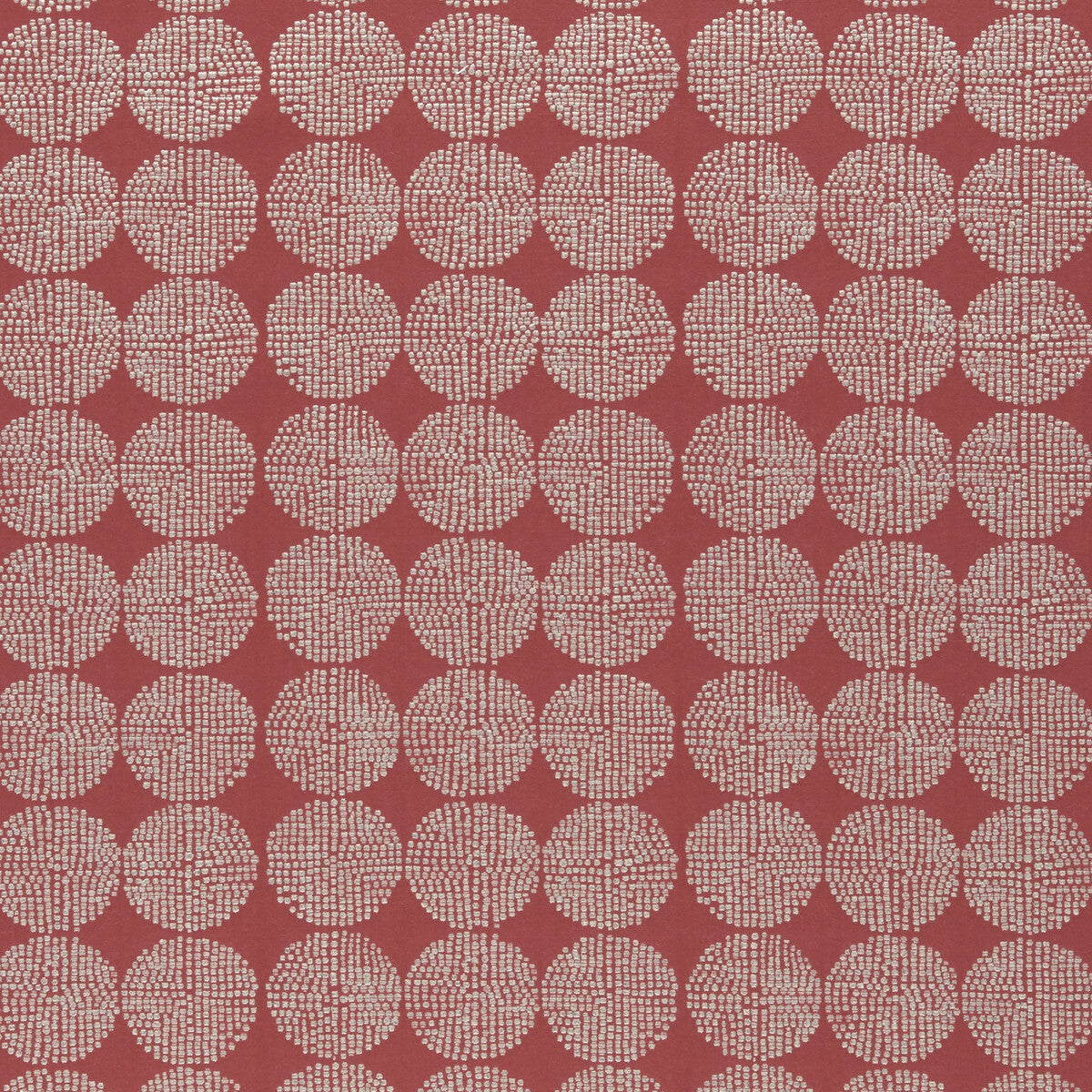 Kiko fabric in red color - pattern F0956/06.CAC.0 - by Clarke And Clarke in the Clarke &amp; Clarke Amara collection