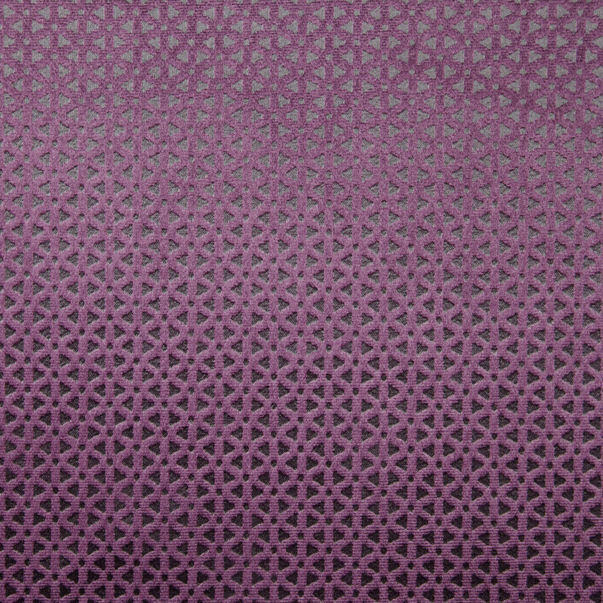Loreto fabric in aubergine color - pattern F0968/01.CAC.0 - by Clarke And Clarke in the Lustro By Studio G For C&amp;C collection