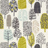 Trad fabric in chartreuse/charcoal color - pattern F0992/01.CAC.0 - by Clarke And Clarke in the Wilderness By Studio G For C&C collection