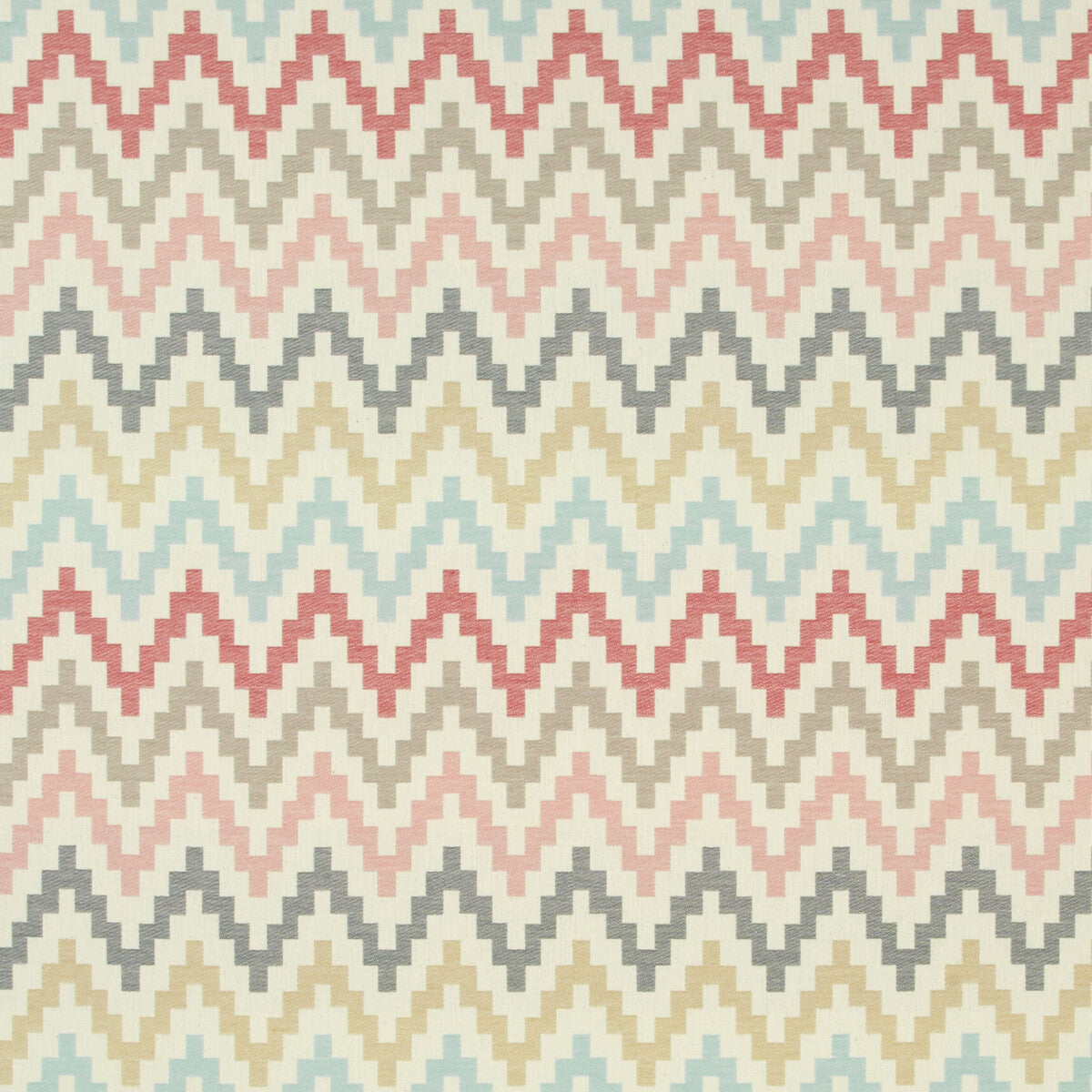 Klaudia fabric in pastel color - pattern F0996/04.CAC.0 - by Clarke And Clarke in the Wilderness By Studio G For C&amp;C collection